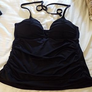 Apt. 9 Halter Tankini top black size 12